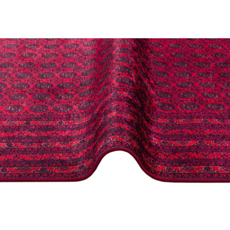 Tapis intérieur / extérieur en coton Rumjana, Rectangle 3 pi 3 po x 6 pi 7 po