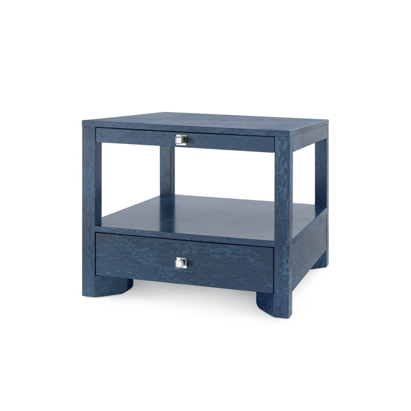 Lugano End Table, Deep Navy