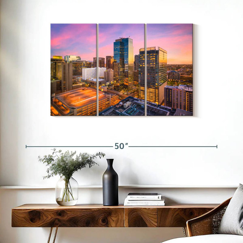 Nicci Phoenix Cityscape, 24" H x 38" W