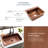 Angelico Copper 25" Single Bowl Drop-In Kitchen Sink-20587042