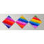 « multicolore polygons polygons », impression sur toile, reproduction d’art multi-parties