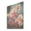 Orchidées roses, orchidées roses, fusion néon - art sur bois de pin naturel-981697008