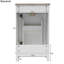 [Viedo] Petite armoire de meuble-lavabo moderne de 20 pouces avec lavabo en céramique - 20 * 15,5 * 33,3 pouces-473219260