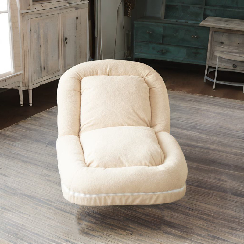 Canapé-lit triple rabattable, Beige