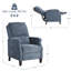 Fauteuil inclinable manuel rembourré pour le salon-2083478886