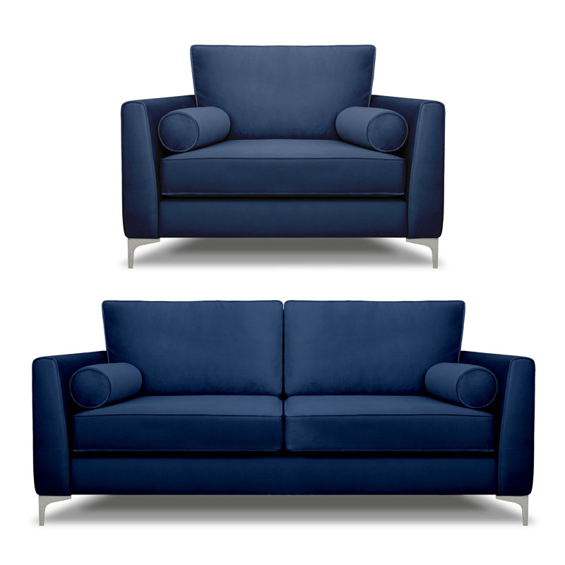 Kyle 2 - Piece Living Room Set, Navy