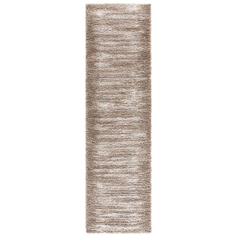 Atlantis Shag 104 Performance Abstract Rug, 2'-2" X 8'-0" Runner