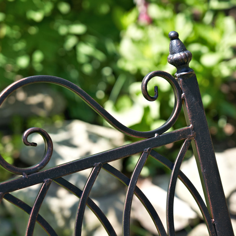 Banc à bascule en métal Dominy, Bronze