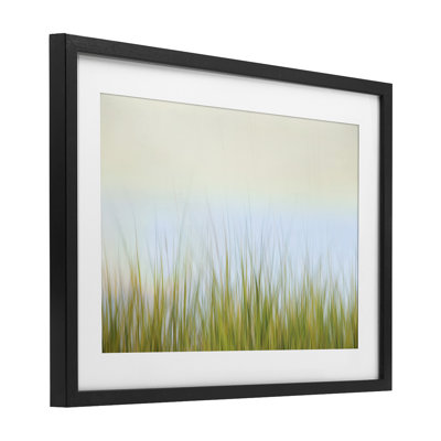 «Scenic Whispers of Land», reproduction sous verre encadrée, design par Karin Connolly