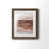 Papier, cadre noyer