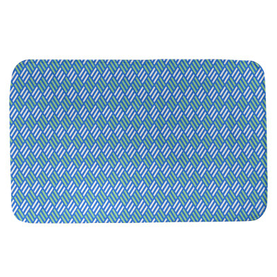 Tapis pour salle de bain diamants Kitterman