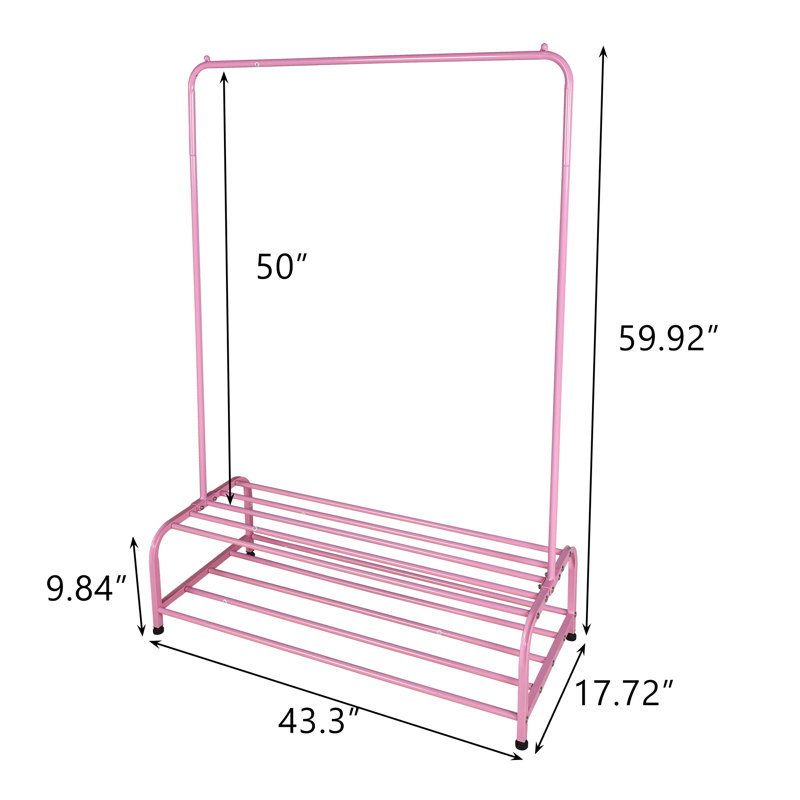 Supports à vêtements, Rose