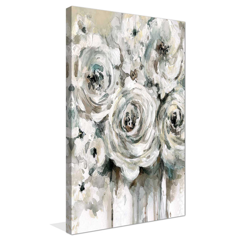 «Soft Fragrance II» par Carol Robinson - Peinture, L 18 po x H 30 po, Toile tendue