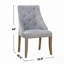 Ensemble de 2 chaises d'appoint rembourrées Flannelette