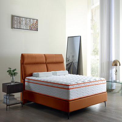 10 Inch Cooling - Gel Memory Foam & Pocket Spring Mattress For Queen Bedroom, Medium Firm, Fiberglass , Us In A Box Bed, And Springs, Firm Feel,