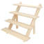 4 Tier Wooden Earring Display Stand 12 Slots Retail Jewelry Card Holder Display Stand