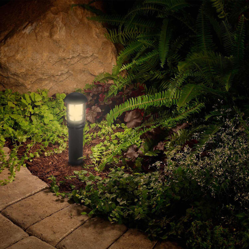 Black Aluminum 12V LED Garden Pathway Light