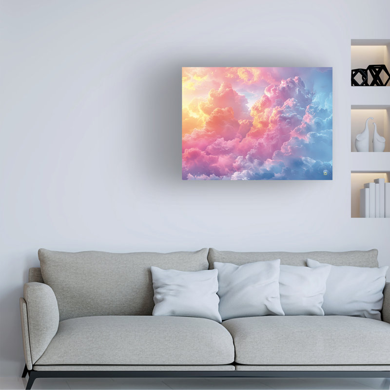 Michael David Ward Rainbow Clouds Canvas Art, 18" H x 24" W