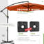 Parasol en porte-à-faux 120 po Ersheen-774912143