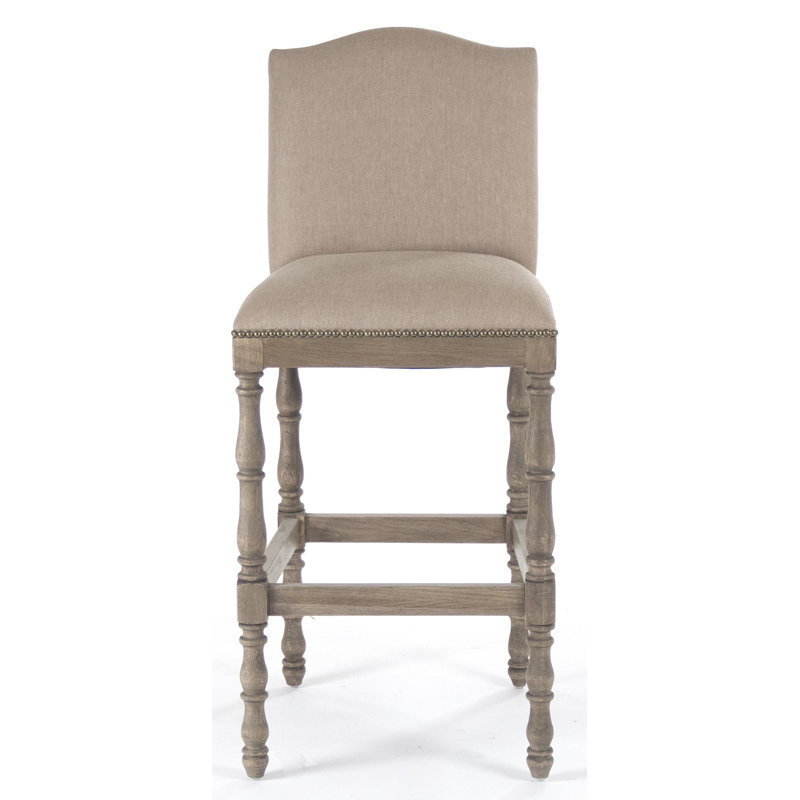 Tabouret de bar et de comptoir Fontenay, Gris chaulé, Tabouret de bar (assise de 30,75 po de hauteur)