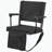 Portable Bleacher Seats with Armrests, Cup Holder, and Shoulder Strap (Set of 2)