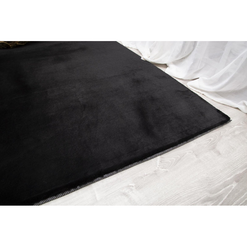 Baptiste Faux Fur Indoor Rug, Rectangle 3'6" x 5'6"