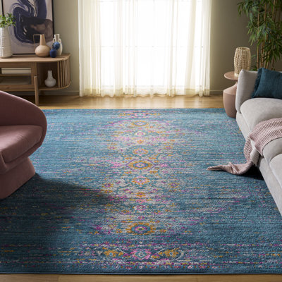 Tapis bleu Felty
