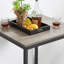 Élégante table de bar et tabouret, l'unité centrale grise, rehausse l'esthétique de votre ensemble 3, le siège de l'unité centrale crée un endroit confortable dans la maison