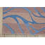 Tapis bleu / brun touffeté à la main Alarick-23685043