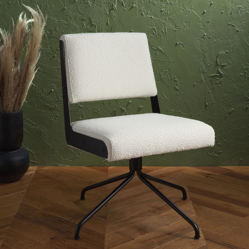 Chaise de bureau Bowerman, Noir, Ivory