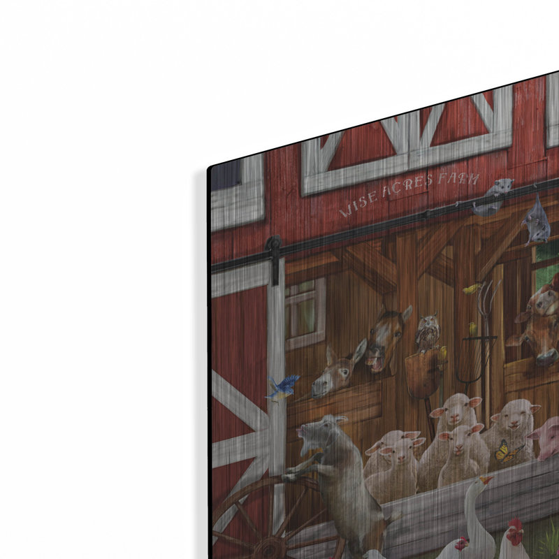 "Wise Acres Farm" par Bigelow, illustrations sur, H 24 po x l 36 po