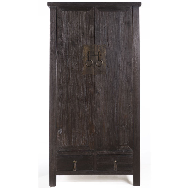 Grandbrook 2 Door Solid Wood Wardrobe