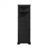 Black Triangle Tall Cabinet With 3 Drawers And Adjustable Shelves For Bathroom-1369310726