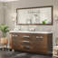 Miroir rectangulaire en bois de chêne gris 42 "x 32" Eviva Reflection-1750878158-1751114147