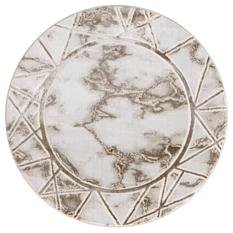 Abstract Area Rug, Rectangle 200 x 290 cm