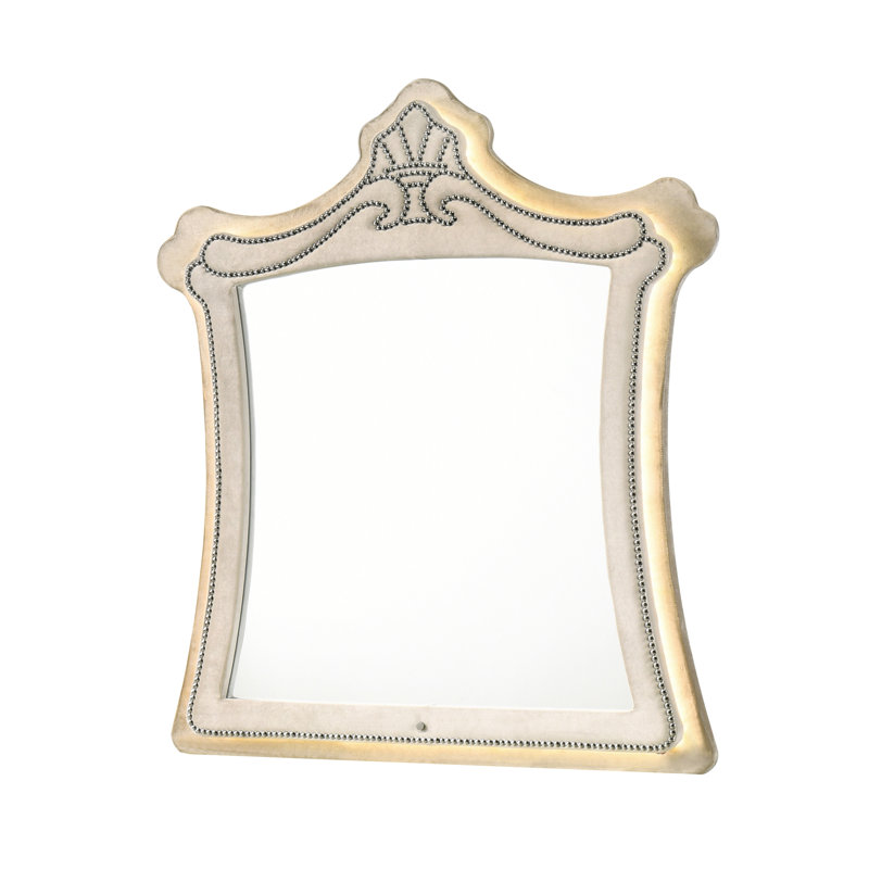Miroir Lucienne avec DEL en beige