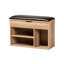 Banc de rangement en similicuir Delarue