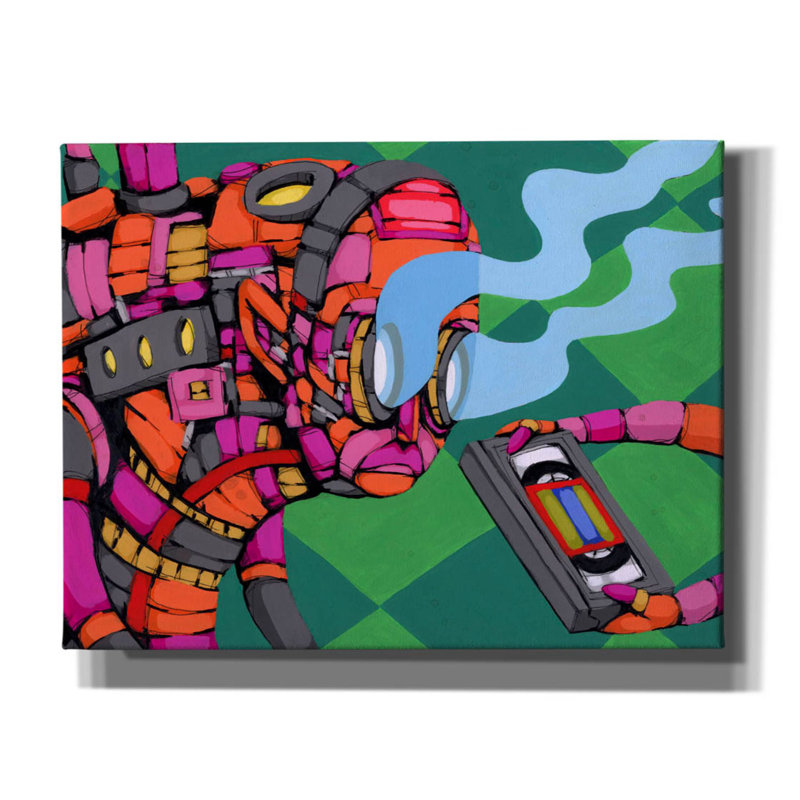 Sur toile, H 26 po x l 34 po x P 1,5 po