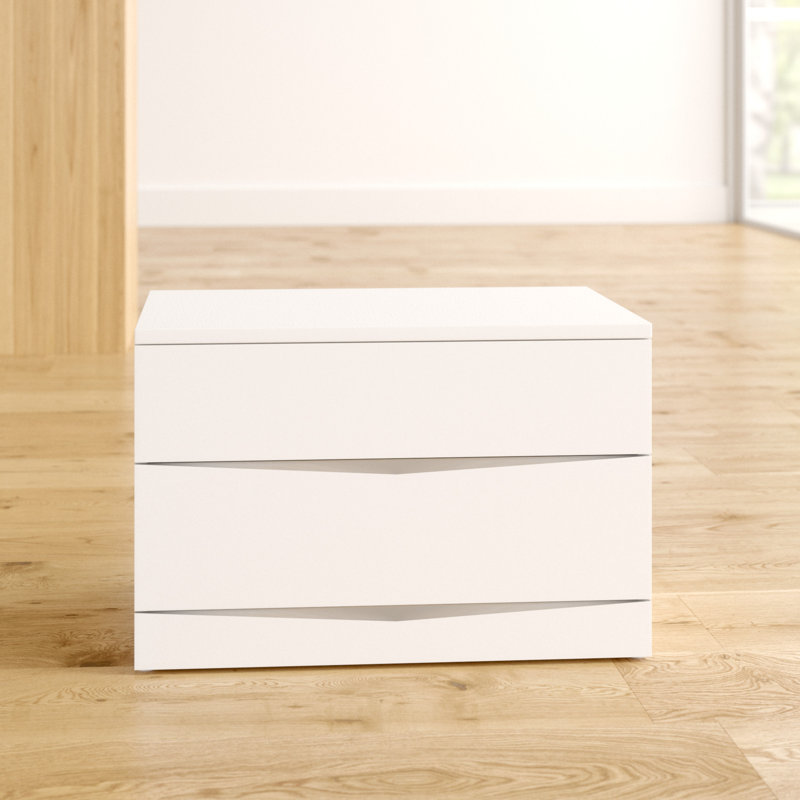 Merlemont 60cm W Manufactured Wood Bedside Table