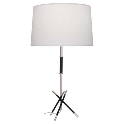 Thatcher Table Lamp, Polished Nickel Accents