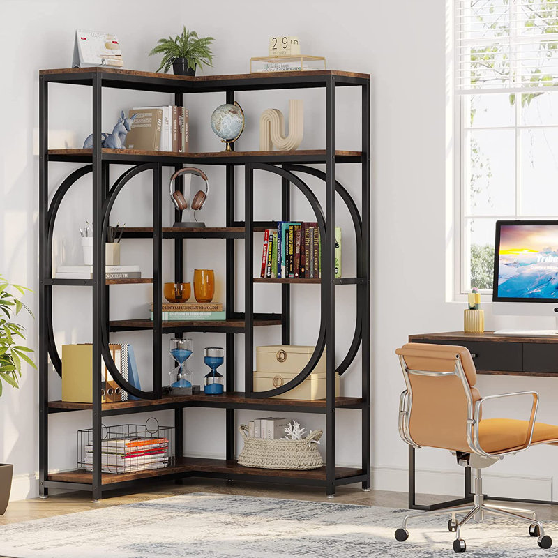 Bibliothèque standard H 69,29 "x l 35,43", Brun
