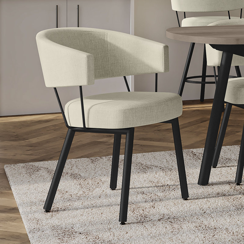 Chaise rembourrée Corey, Beige