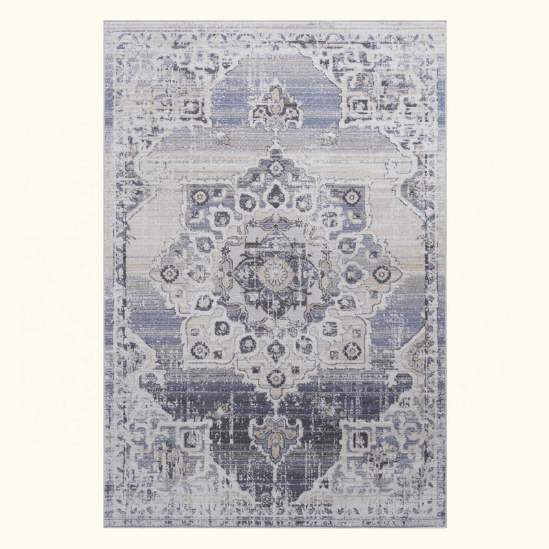 Medallion Non-Shedding Living Room Bedroom Dining Home Office Stylish And Stain Resistant Area Rug, Rectangle 7'9" x 10'