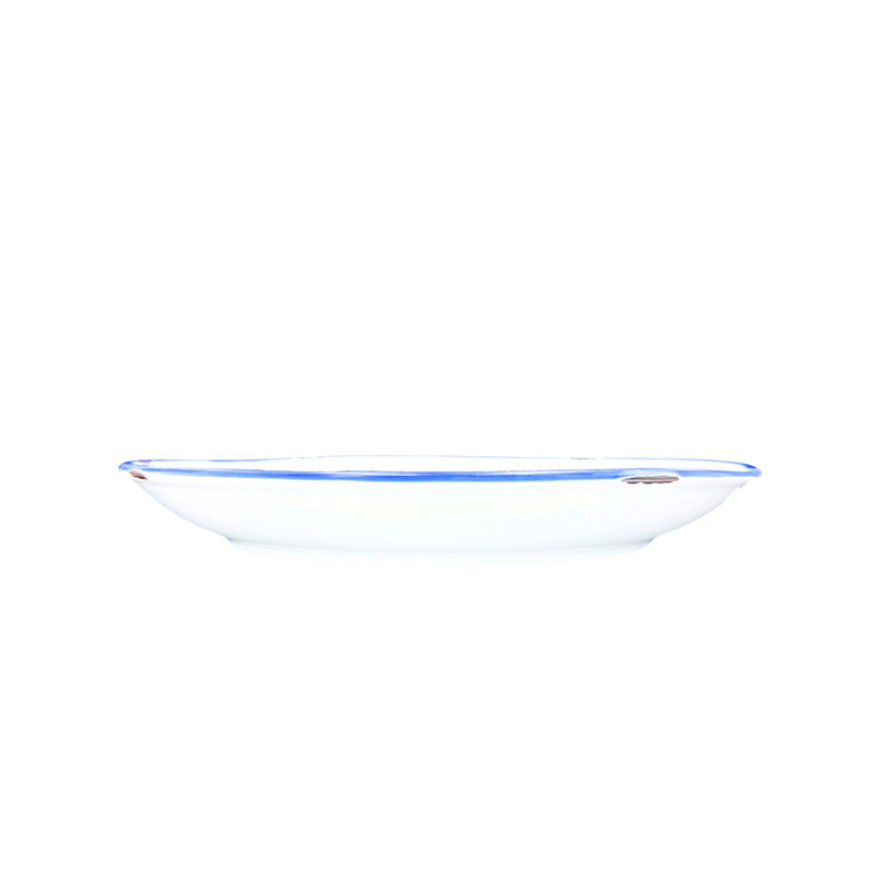 Assiette à salade en grès Canvas Home, Blanc