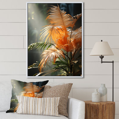 «Swaying Palms Serenade», reproduction sur toile