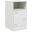 Lars 34.5cm W Steel Bedside Table-1507519684