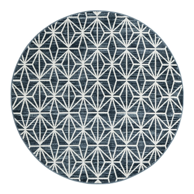Delinah Jill Zarin Fifth Avenue Uptown Rug, Round 5'3"
