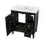 Meuble-lavabo de rangement moderne 30 po avec lavabo et tiroirs à extension-1579797468