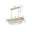 Lustre rectangulaire 36 pouces Iva-659206325