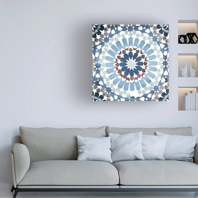 Art sur toile «bolche marocain», H 14 po x l 14 po